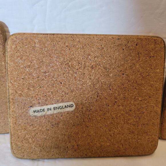 Basil Ede Rare/Vintage Bird Cork Coasters - Picture 9 of 9